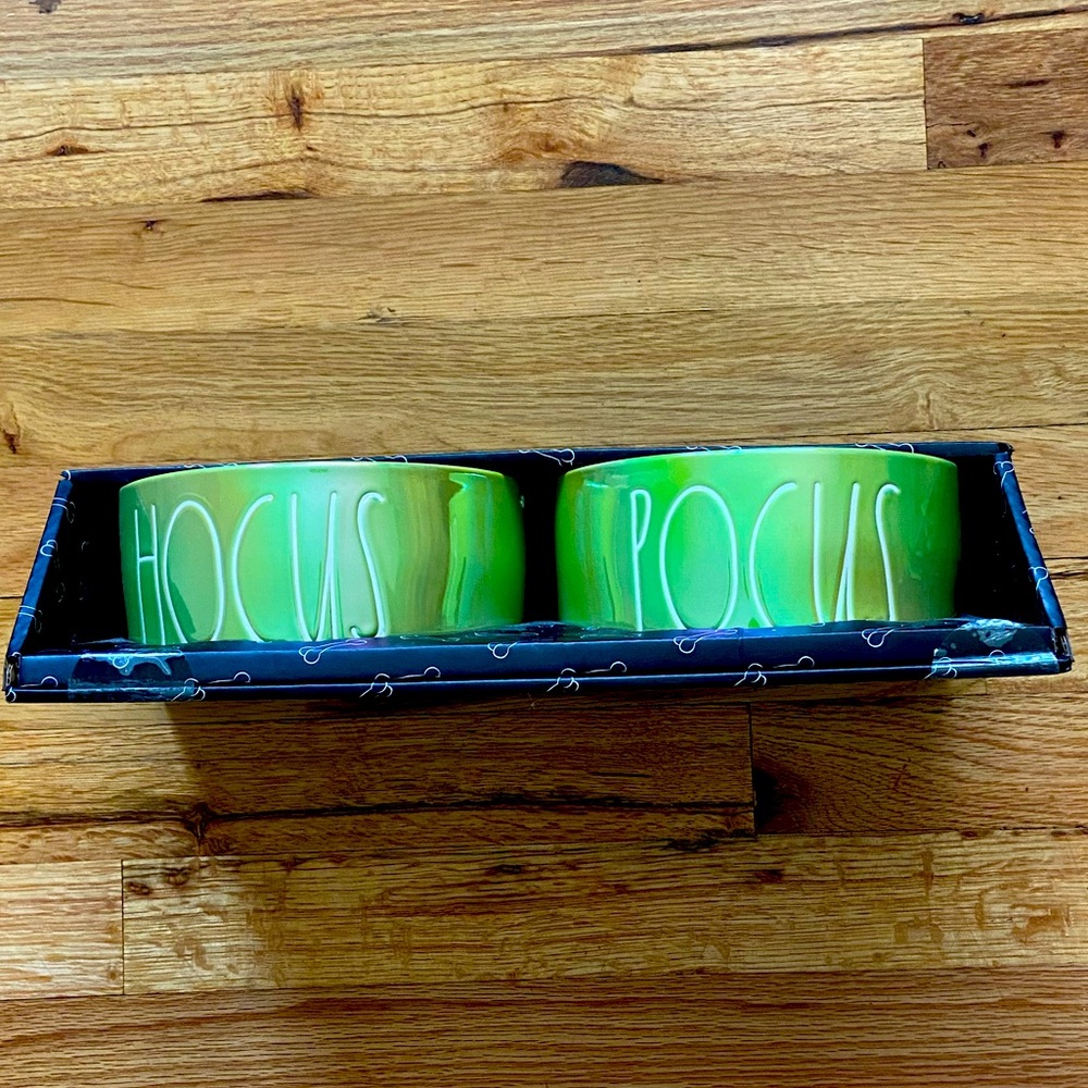 Rae Dunn Hocus Pocus pet bowls